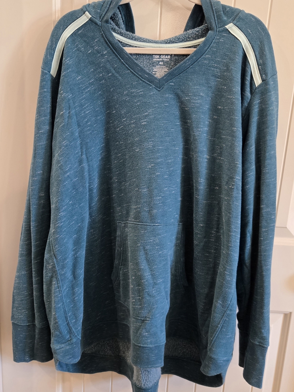 Tek Gear Women's Teal Hooded Sweatshirt 4x